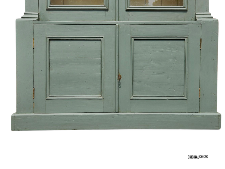 Victorian glazed display Cupboard Dresser
