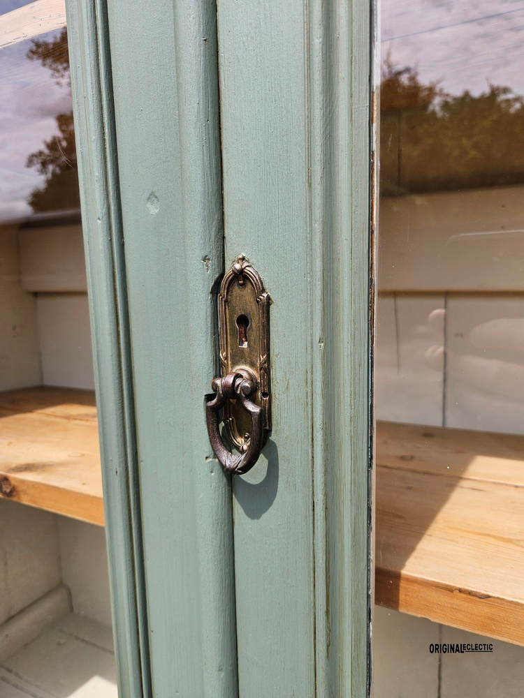 Victorian glazed display Cupboard Dresser