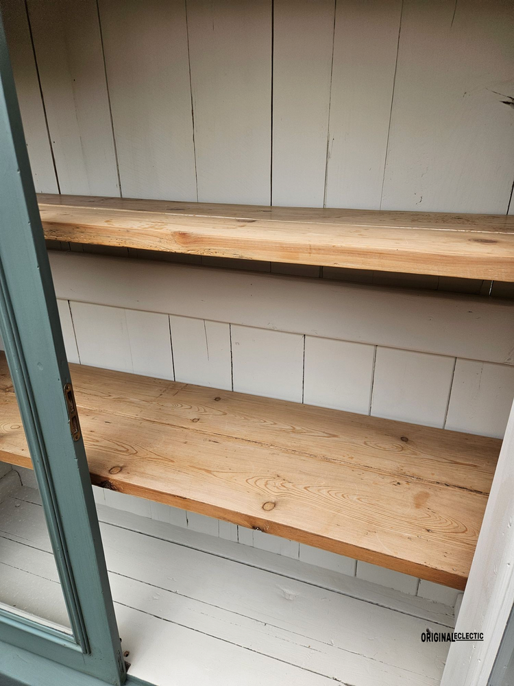 Victorian glazed display Cupboard Dresser