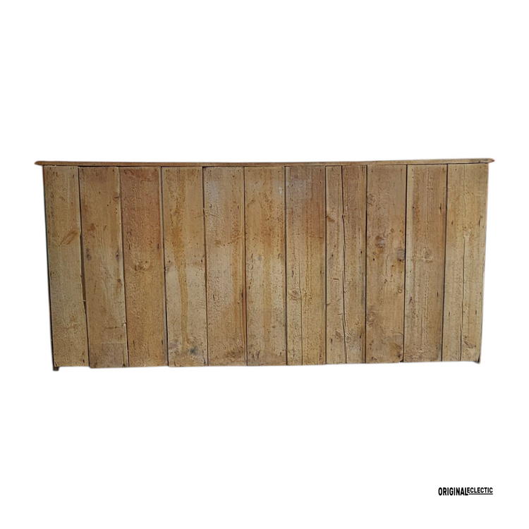 Large Victorian antique sideboard cupboard with Drawers 6FT