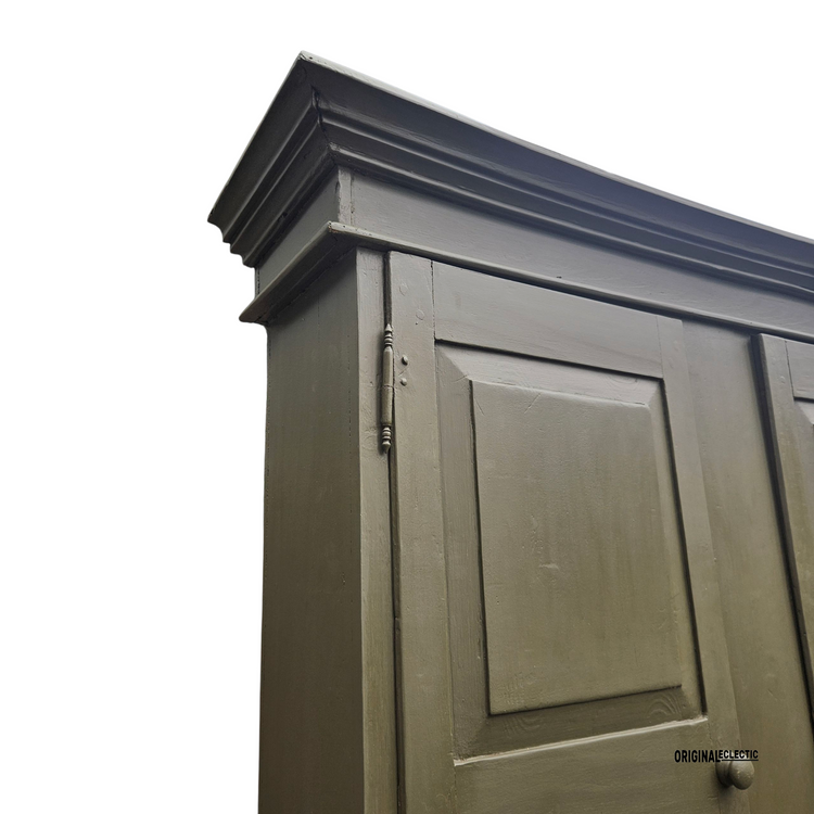 Antique French pine housekeepers cupboard dresser 1880