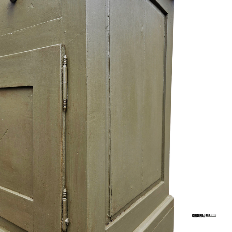 Antique French pine housekeepers cupboard dresser 1880