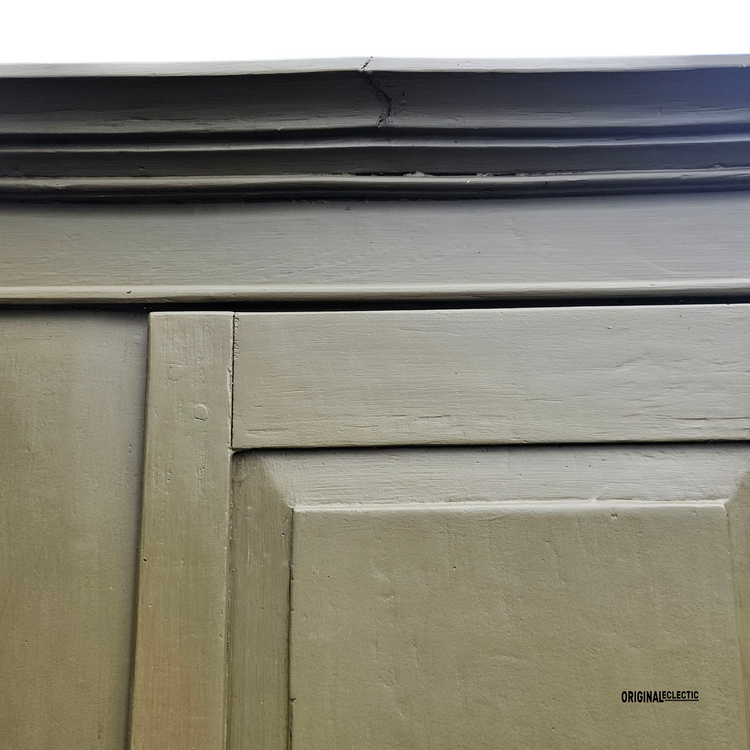 Antique French pine housekeepers cupboard dresser 1880