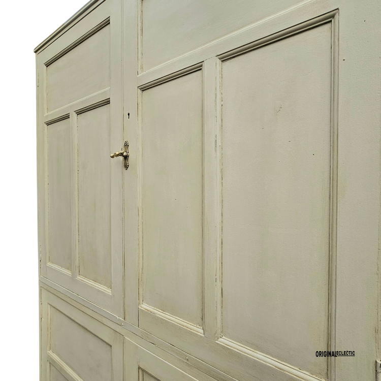 Large antique pine housekeepers estate Cupboard