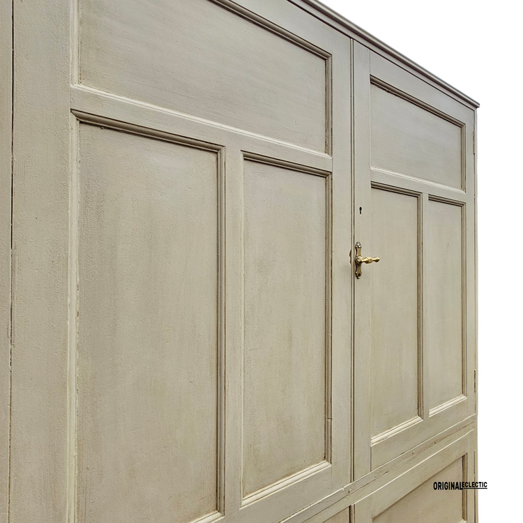 Large antique pine housekeepers estate Cupboard