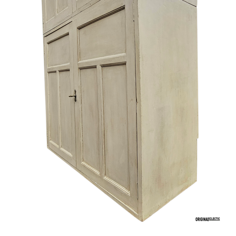 Large antique pine housekeepers estate Cupboard