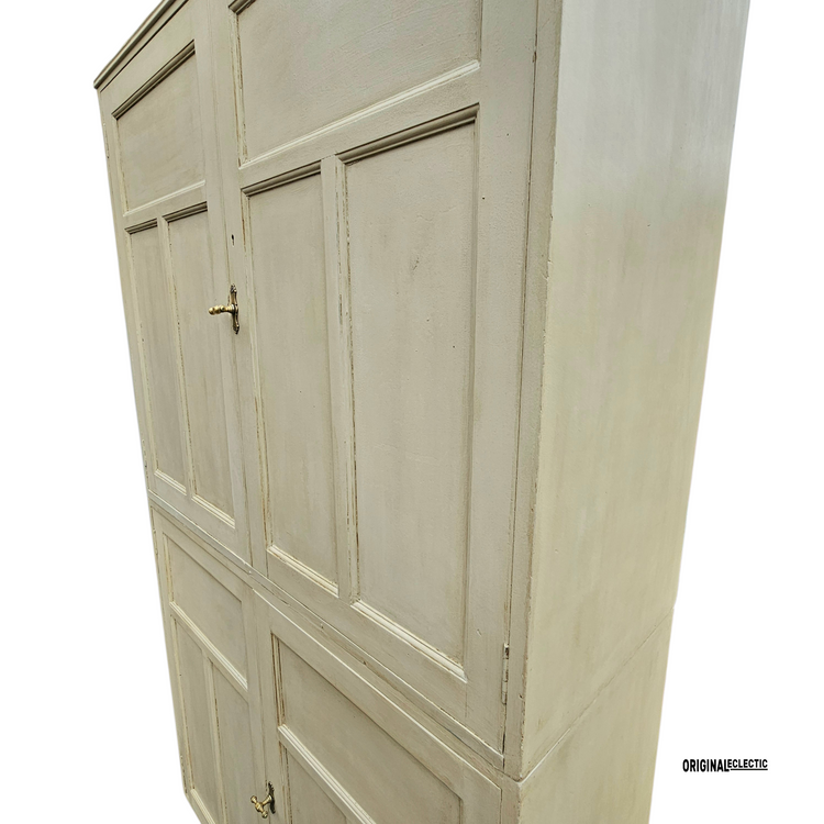 Large antique pine housekeepers estate Cupboard