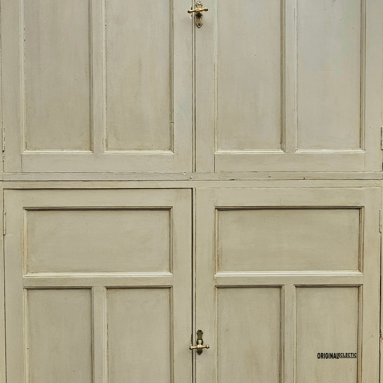 Large antique pine housekeepers estate Cupboard