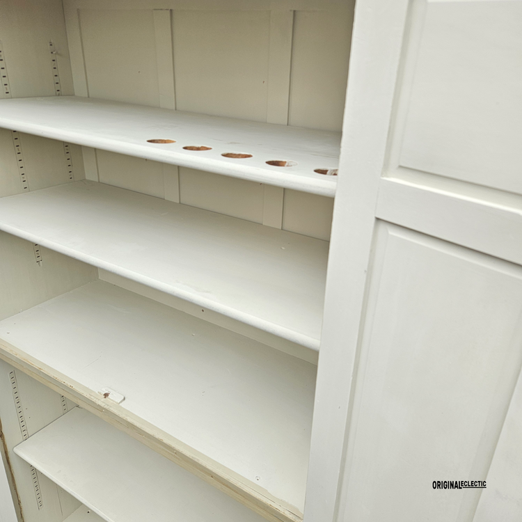 Large antique pine housekeepers estate Cupboard