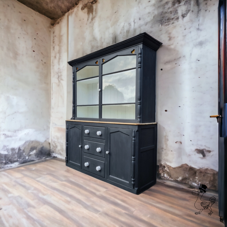 Victorian Pine West Country glazed dresser