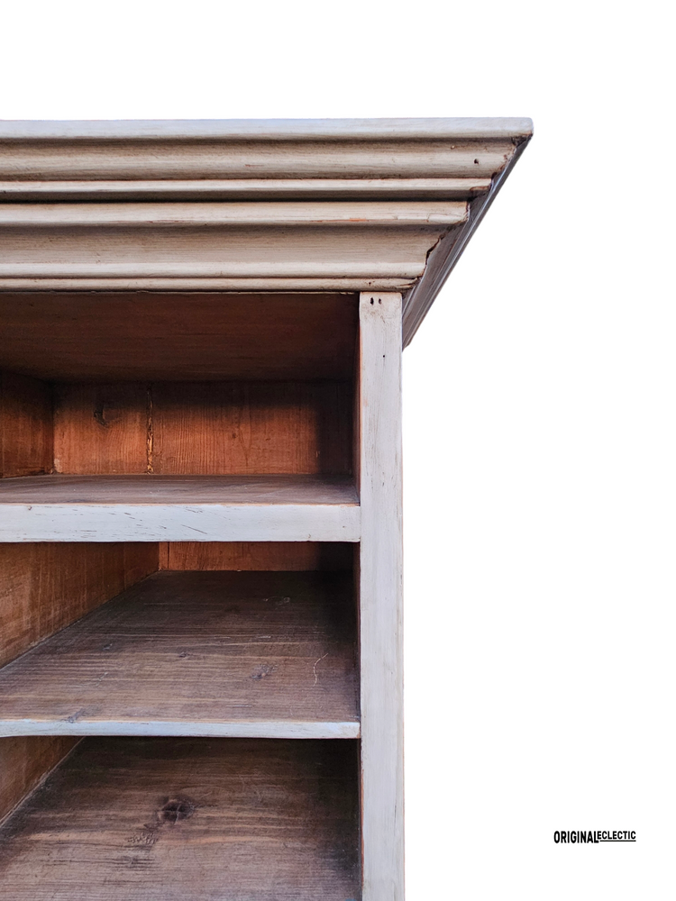 Antique French Haberdashery Cabinet With Pigeon Hole Shelving c1880