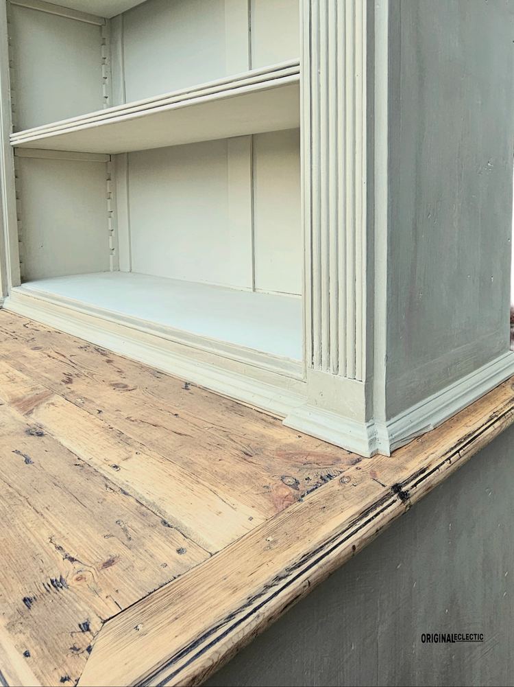 Huge Vintage Swedish Gustavian Style Bookcase Library Dresser