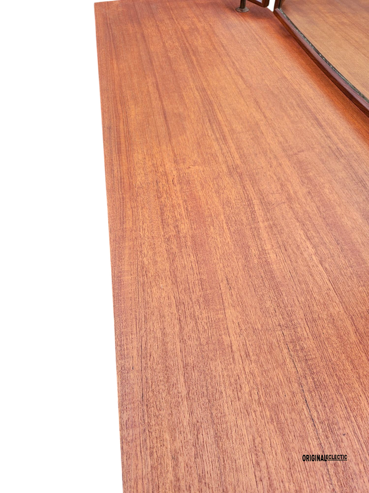 Butilux Mid Century Teak Dressing Table Danish 1960s