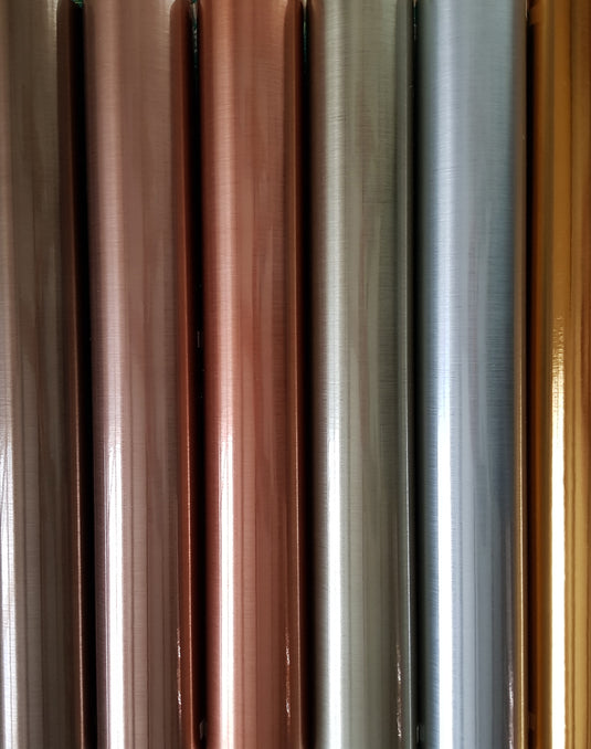 Choose from Six metallic brushed linings