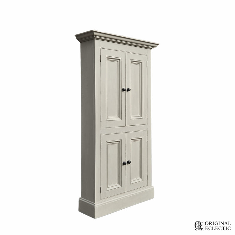 Tall shallow antique housekeepers school Cupboard
