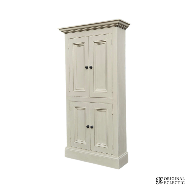 Tall shallow antique housekeepers school Cupboard
