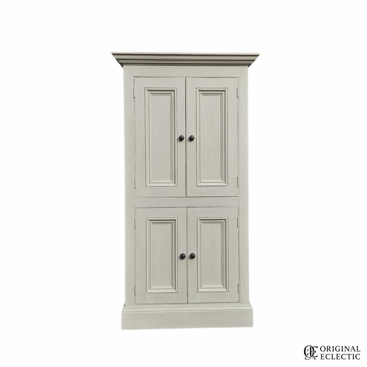 Tall shallow antique housekeepers school Cupboard