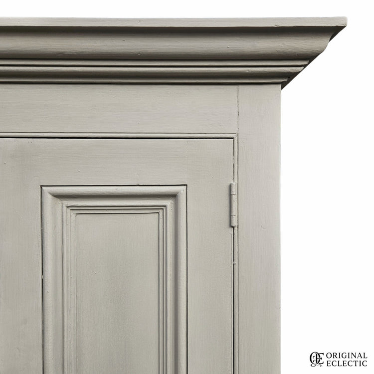 Tall shallow antique housekeepers school Cupboard