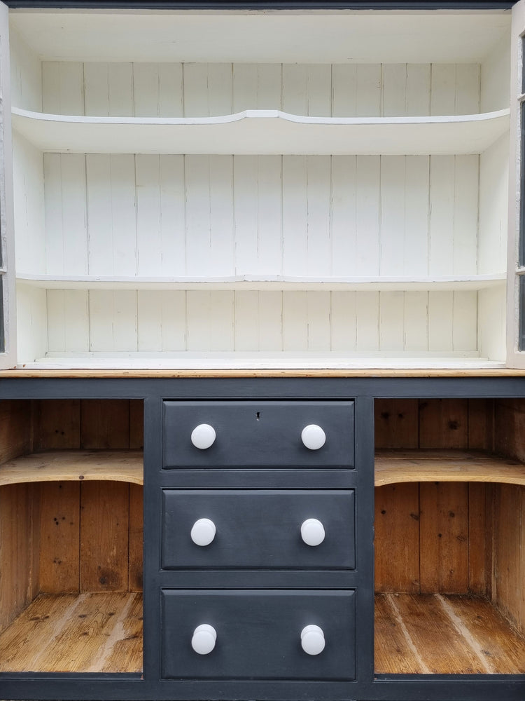 Victorian Pine West Country glazed dresser