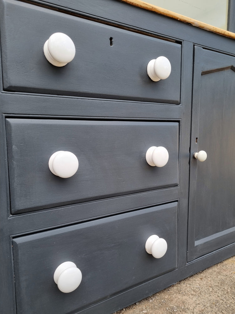 Victorian Pine West Country glazed dresser