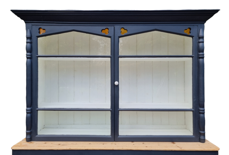 Victorian Pine West Country glazed dresser