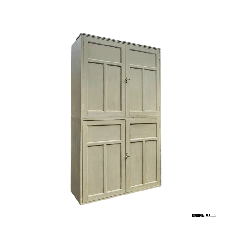 Large antique pine housekeepers estate Cupboard