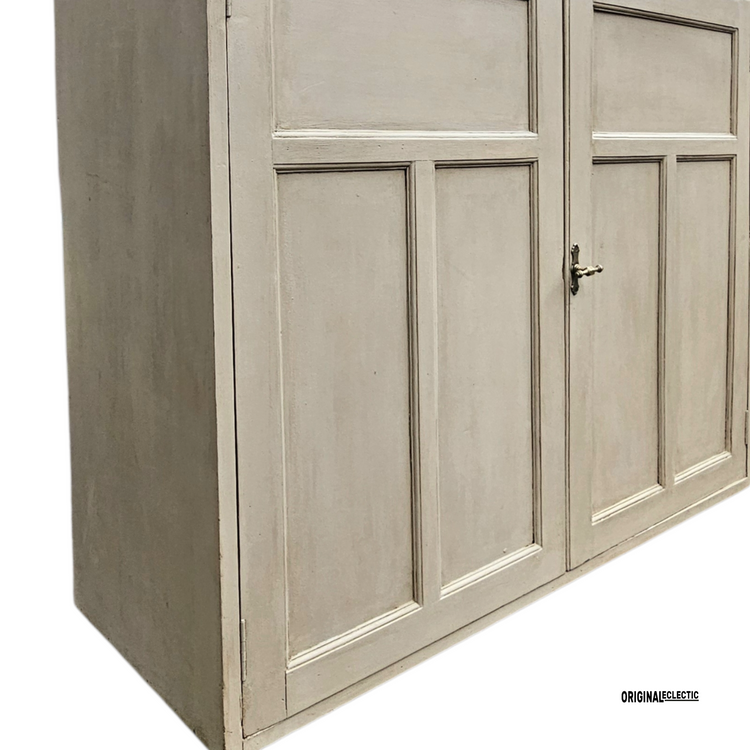 Large antique pine housekeepers estate Cupboard
