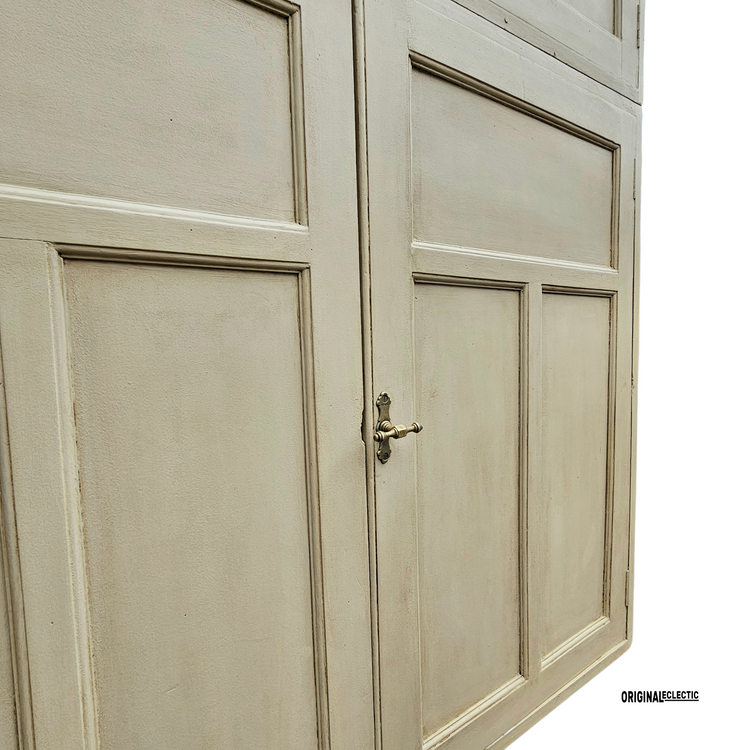 Large antique pine housekeepers estate Cupboard