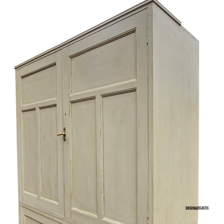 Large antique pine housekeepers estate Cupboard
