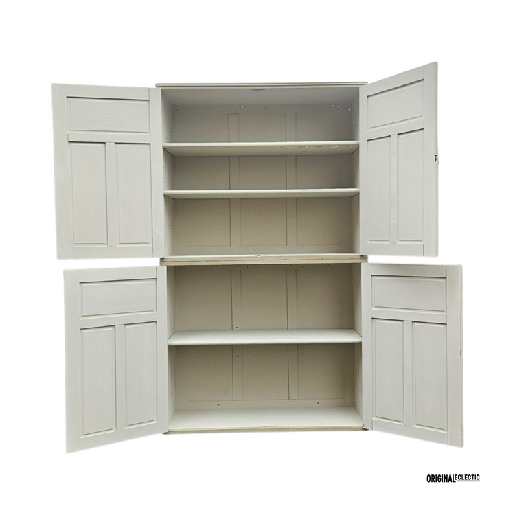 Large antique pine housekeepers estate Cupboard