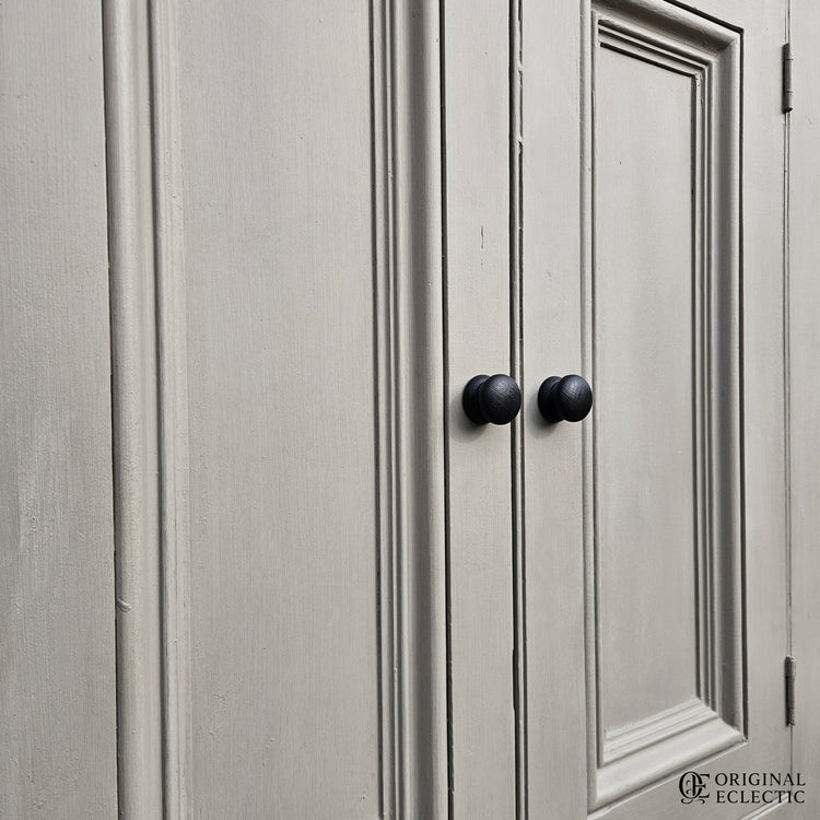 Tall shallow antique housekeepers school Cupboard