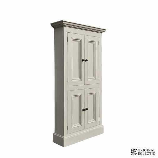 Tall shallow antique housekeepers school Cupboard