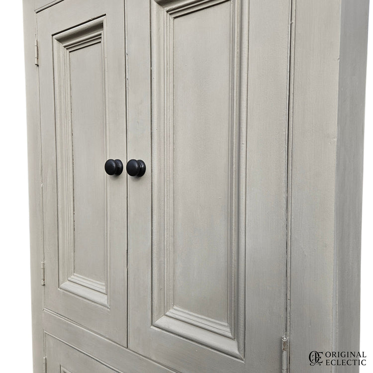 Tall shallow antique housekeepers school Cupboard