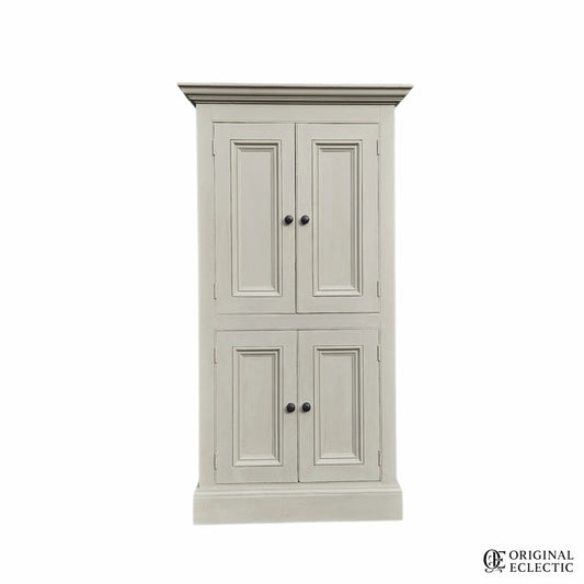 Tall shallow antique housekeepers school Cupboard