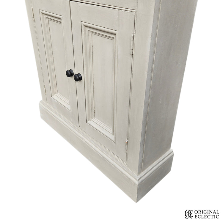 Tall shallow antique housekeepers school Cupboard
